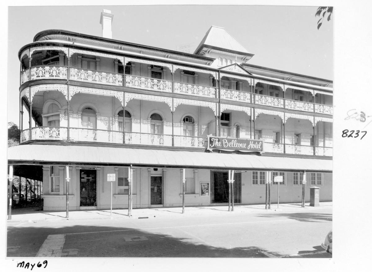Bellevue Hotel, Brisbane, May 1969