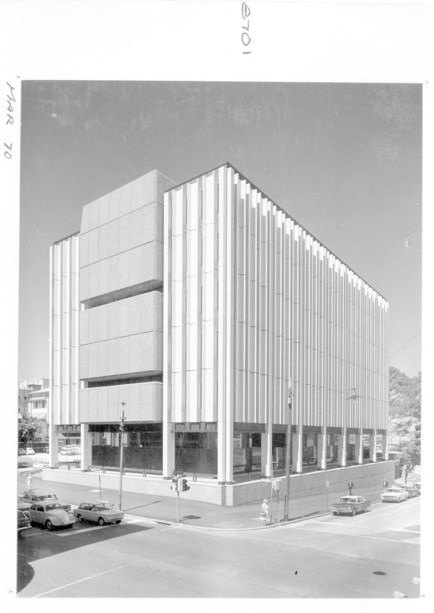 Brisbane District Court, corner George and Ann Street, Brisbane, March 1970, Brisbane City