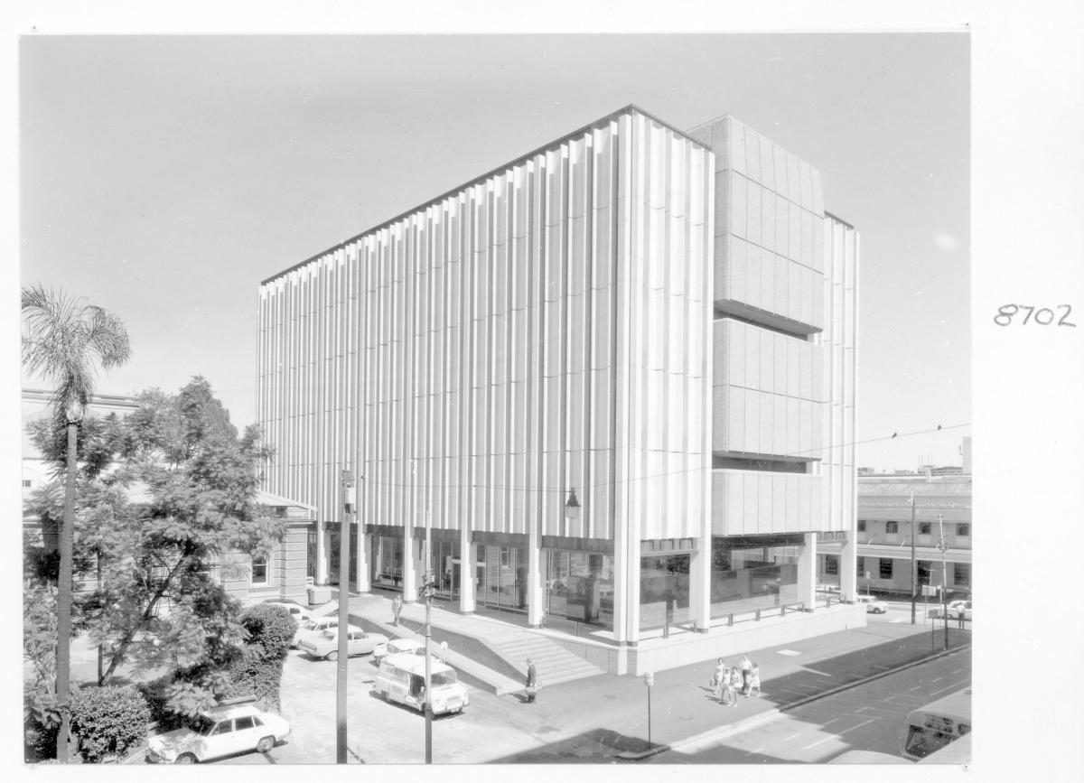 Brisbane District Court, corner George and Ann Street, Brisbane, March 1970, Brisbane City