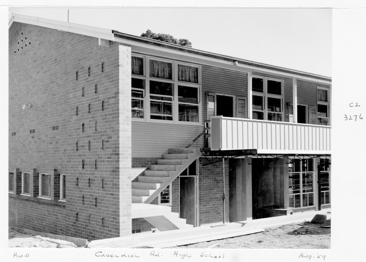 Cavendish Road State High School, Holland Park - Brisbane, August 1959