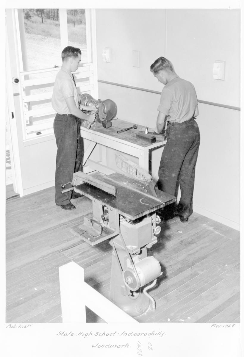 Indooroopilly State High School, Woodwork - Brisbane, March 1955