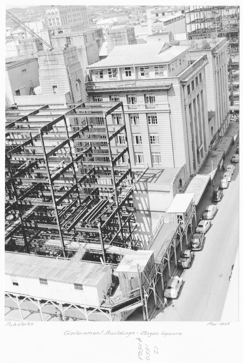 Government buildings, ANZAC Square - Brisbane, March 1955