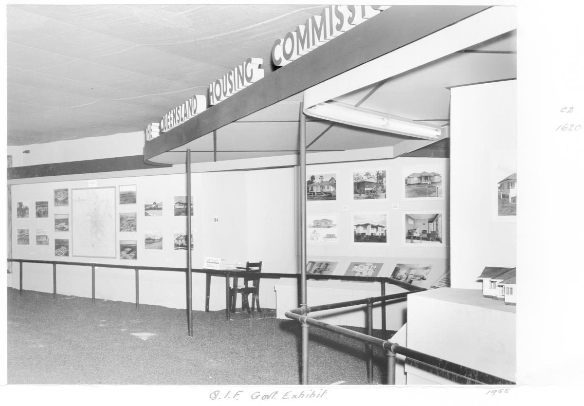 Queensland Industries Fair, Government exhibit, Queensland Housing Commission - Brisbane, April-May 1955