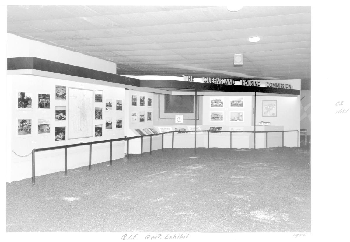 Queensland Industries Fair, Government exhibit, Queensland Housing Commission - Brisbane, April-May 1955