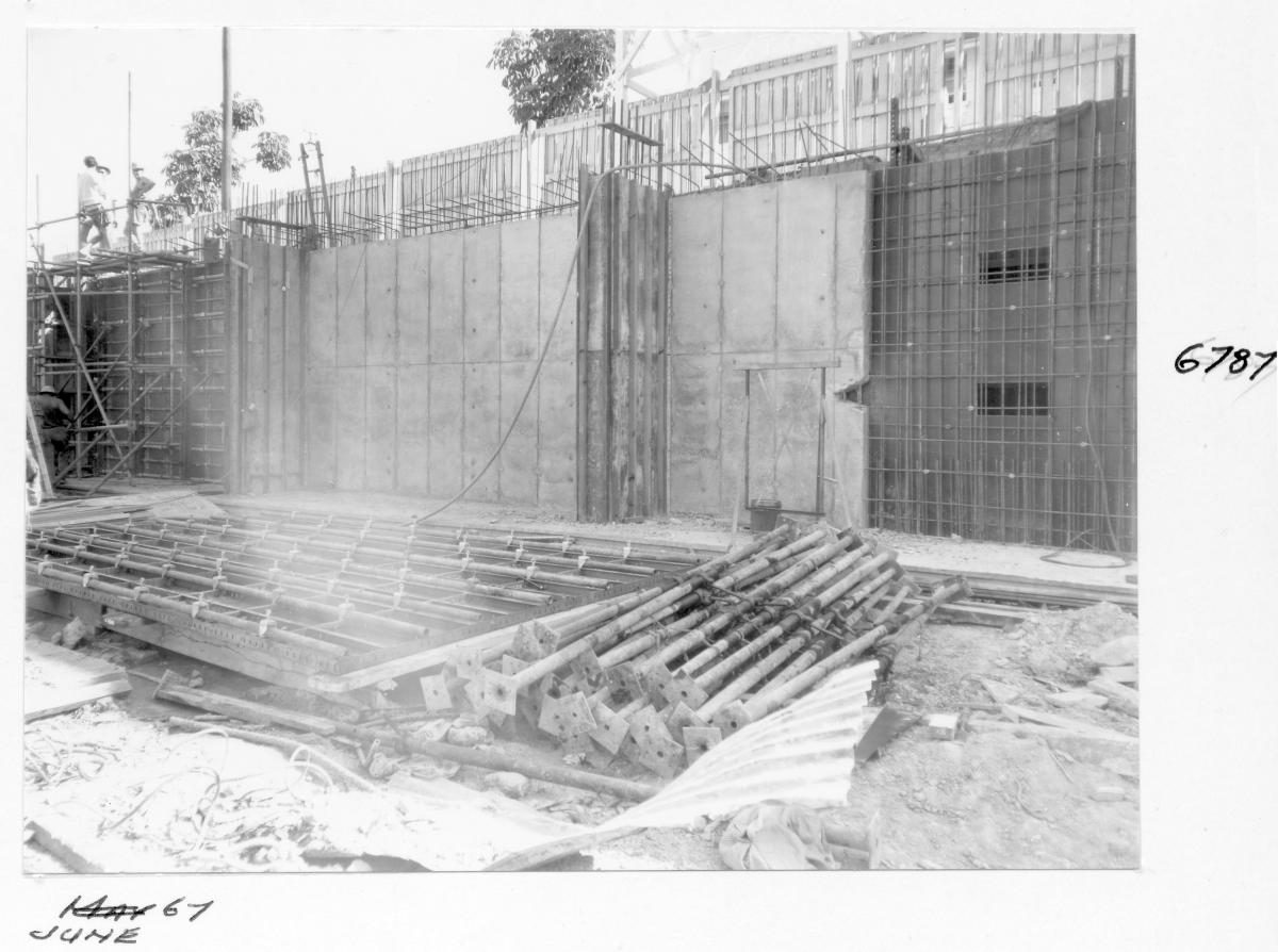 Supreme Court building under construction, Brisbane, June 1967, Brisbane City