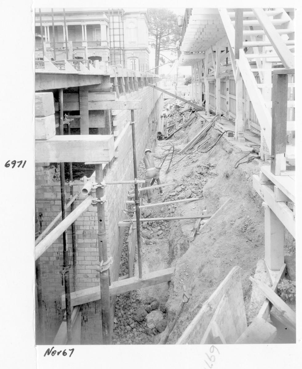 Supreme Court building under construction, Brisbane, November 1967, Brisbane City