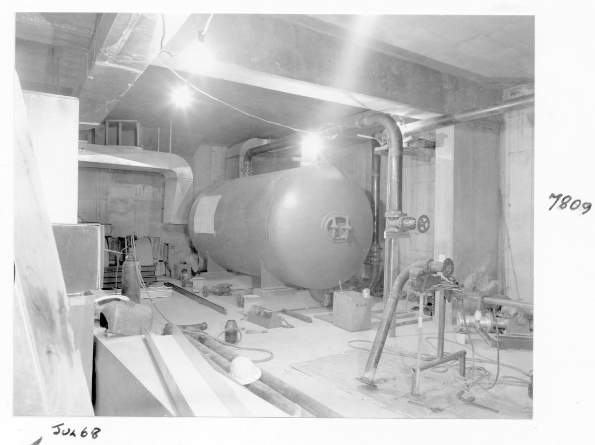 Law Courts building under construction, Brisbane, July 1968, Brisbane City
