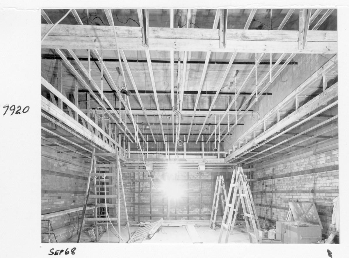Law Courts building under construction, Brisbane, September 1968, Brisbane City