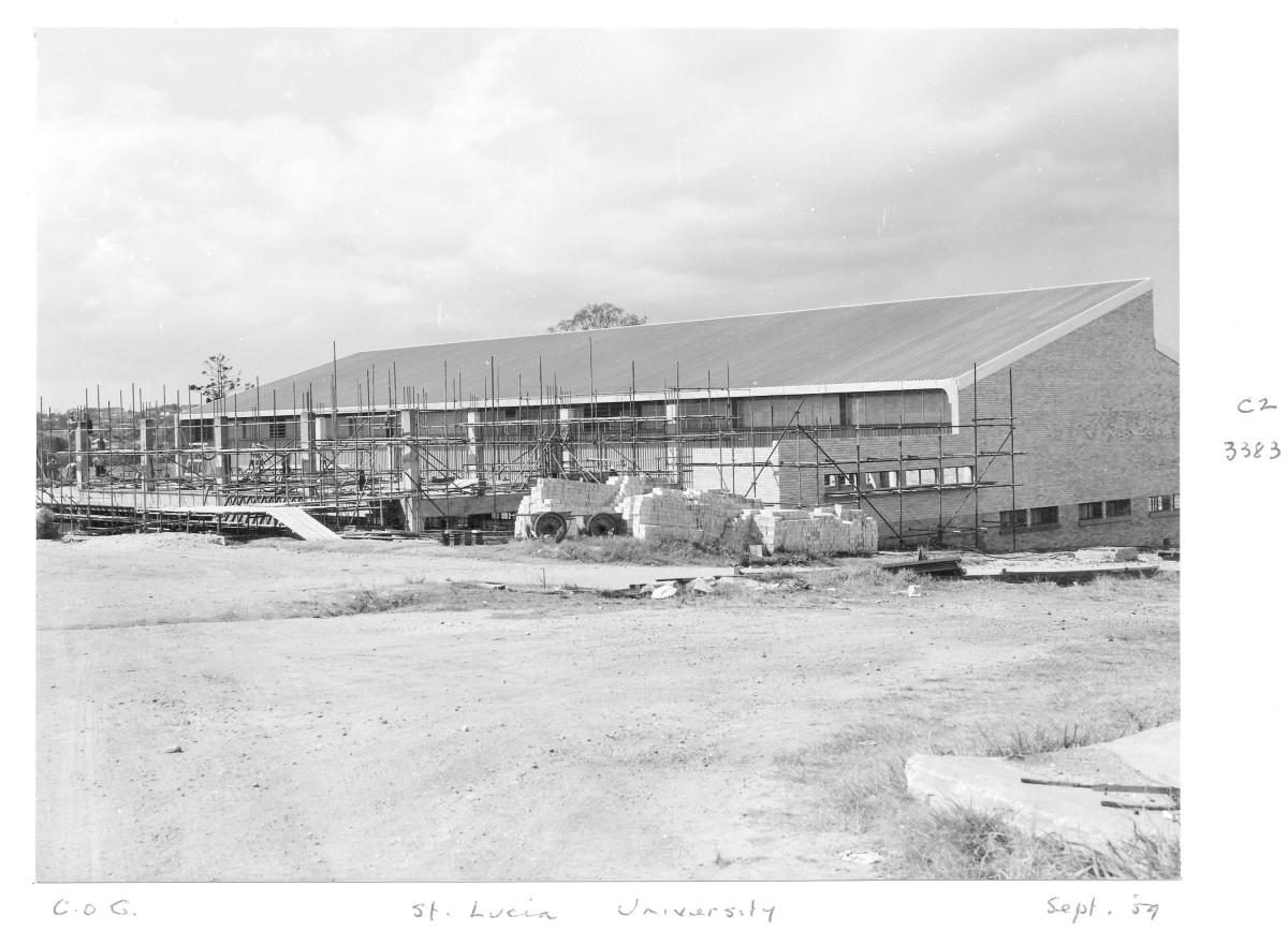 University of Queensland construction, St Lucia - Brisbane, September 1959