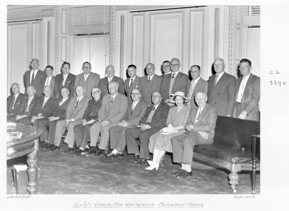 Safety Committee Conference, Parliament House - Brisbane, September 1959, Brisbane City