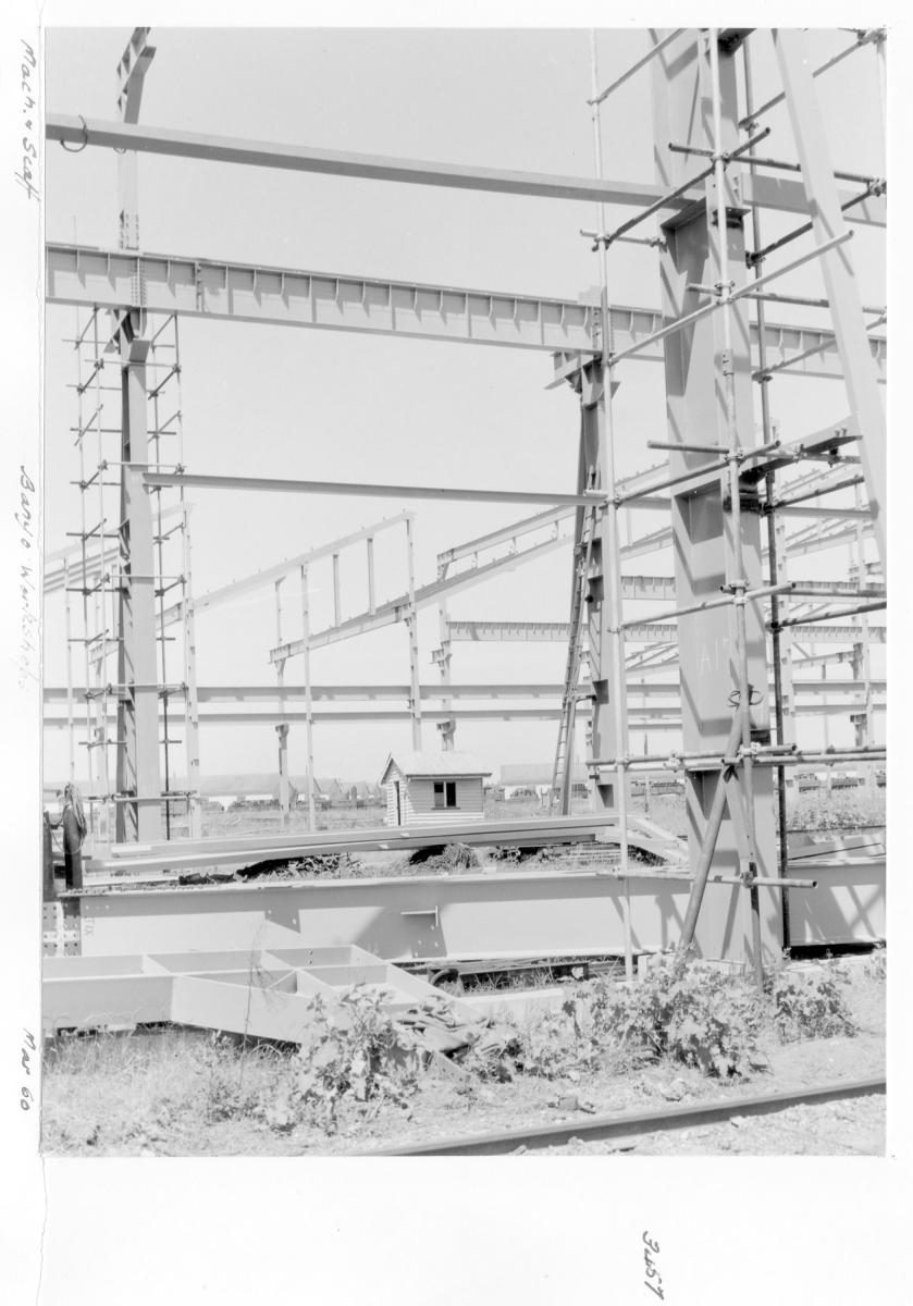 Machinery and Scaffolding, Banyo workshops (railway) - Brisbane, March 1960