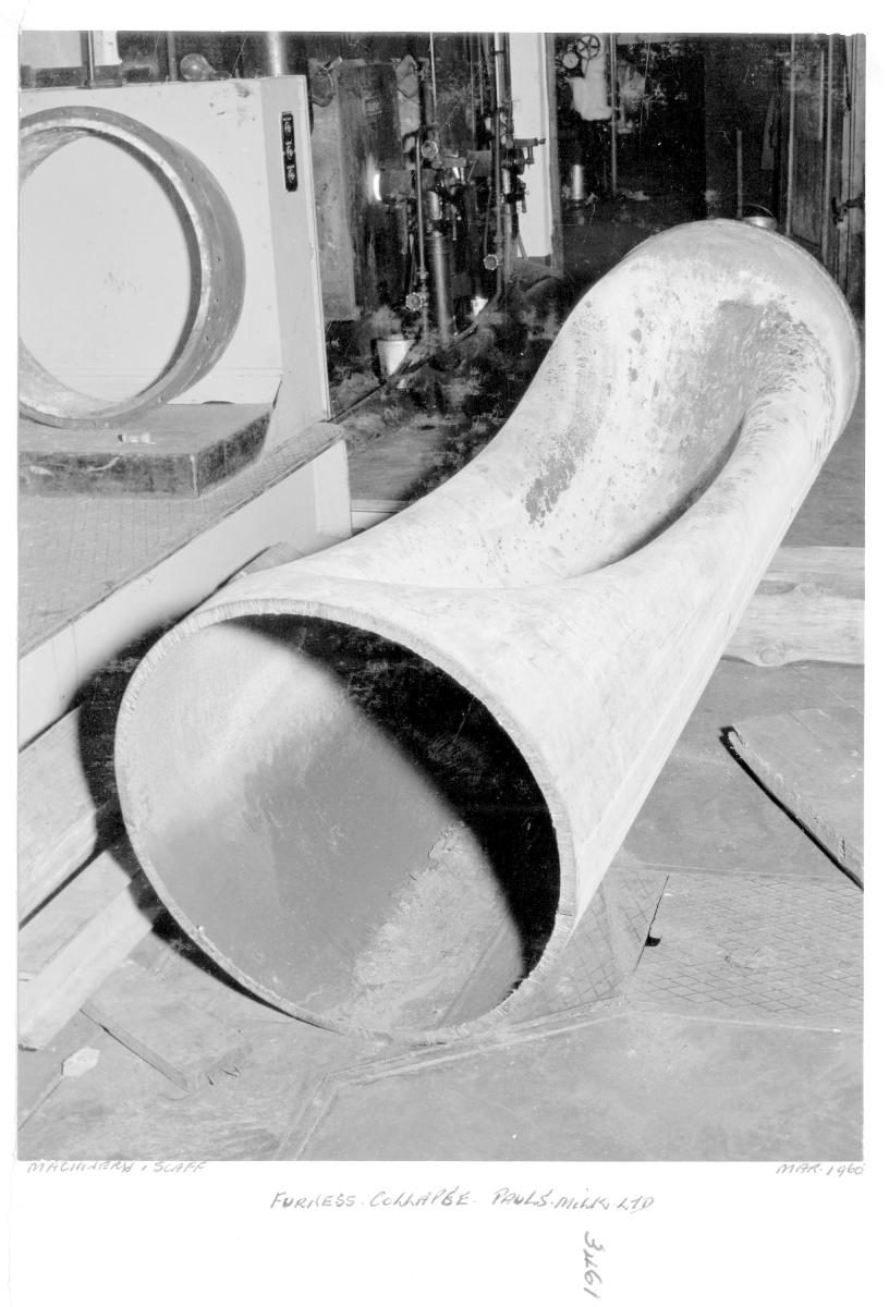 Machinery and Scaffolding, furnace collapse, Pauls Milk Ltd - Brisbane, March 1960