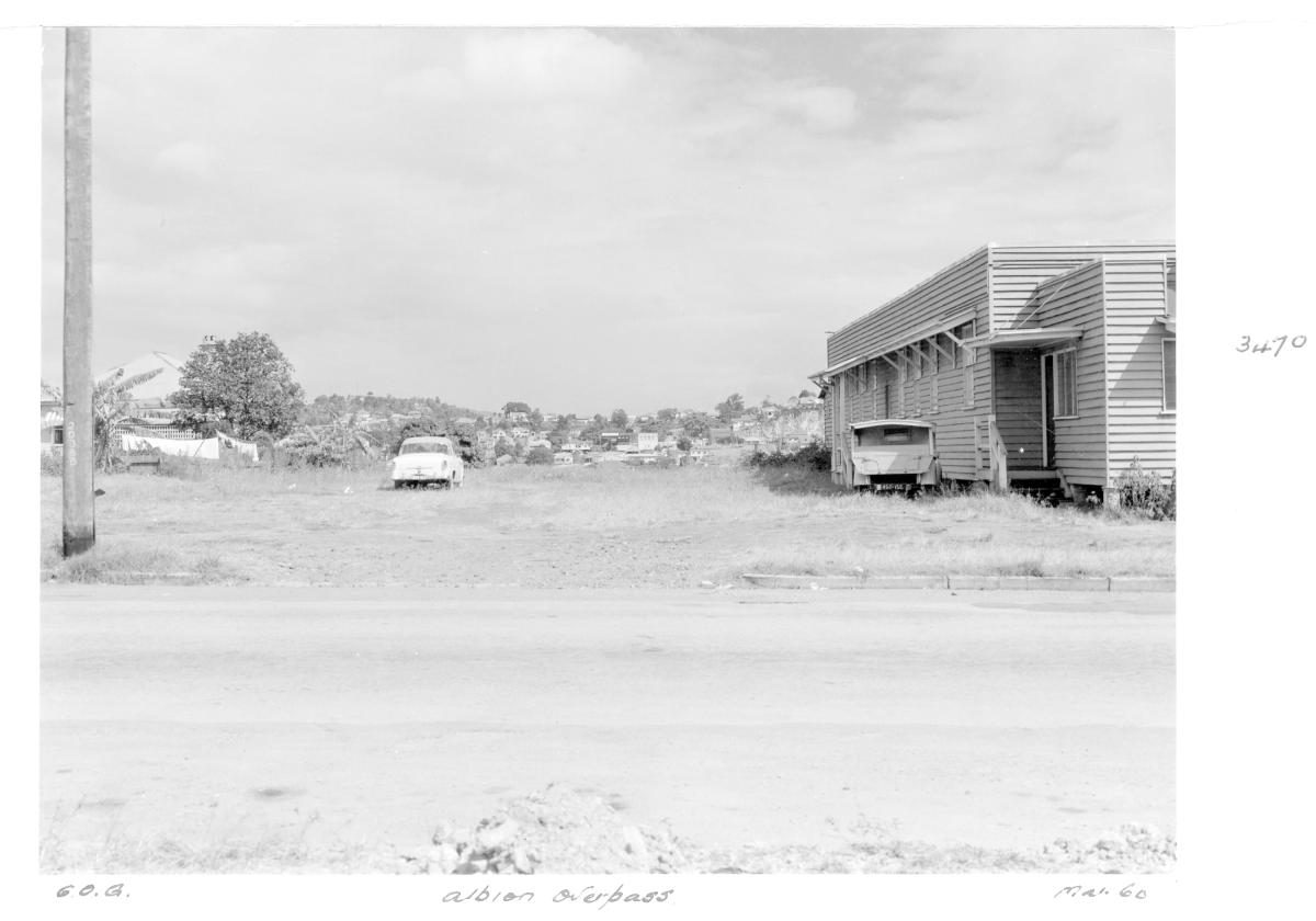 Construction of the Albion overpass - Brisbane, March 1960