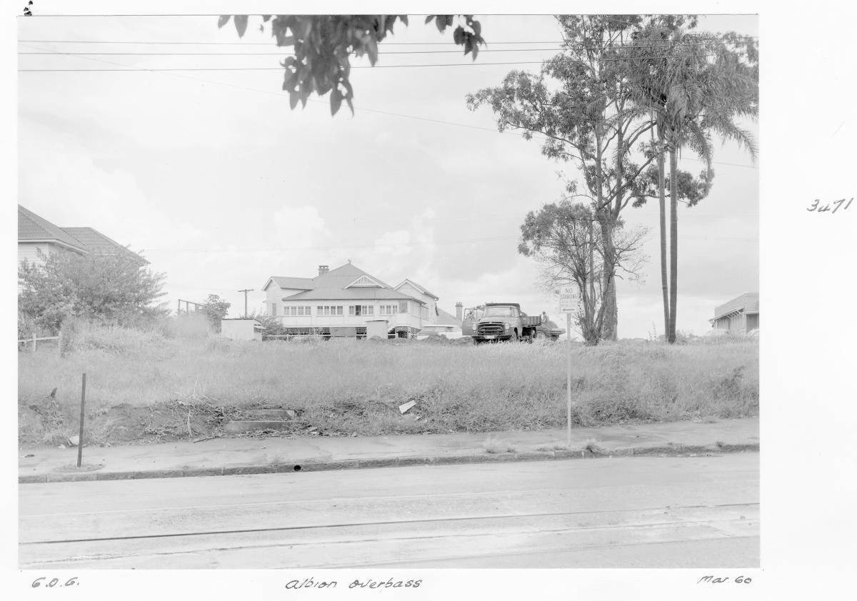 Construction of the Albion overpass - Brisbane, March 1960
