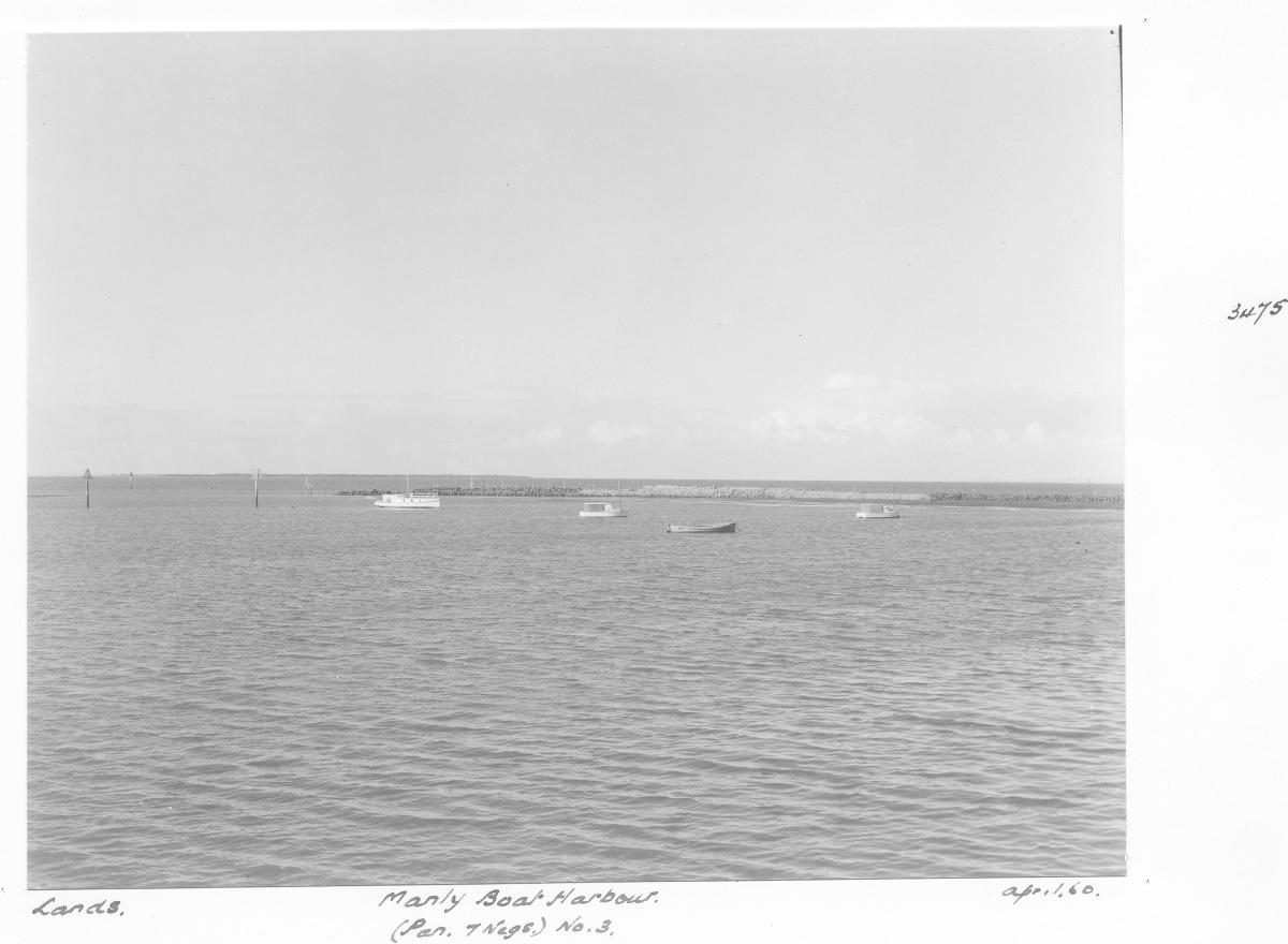 Manly Boat Harbour - Brisbane, April 1960