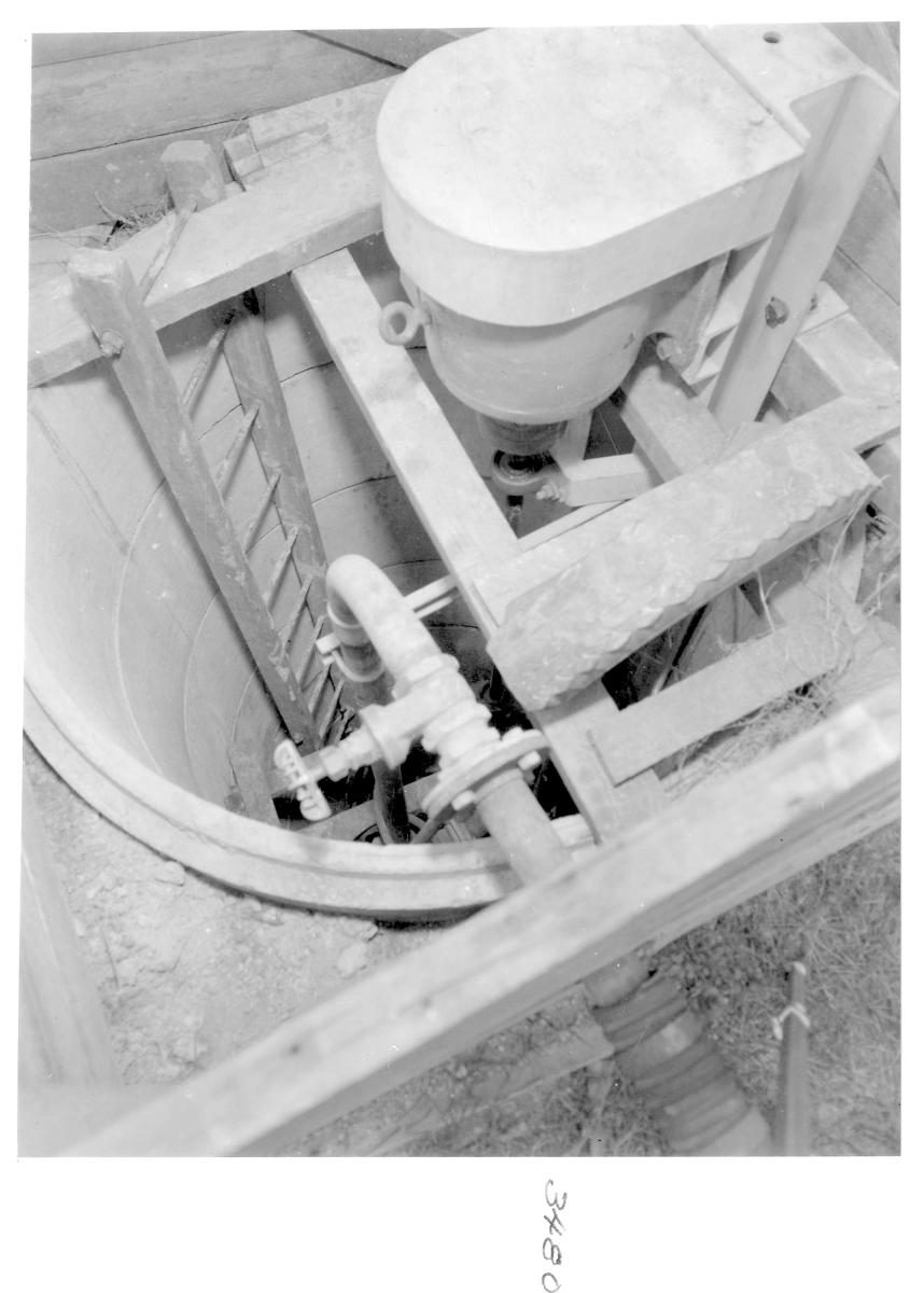 Sewerage shaft, Kedron - Brisbane, May 1960