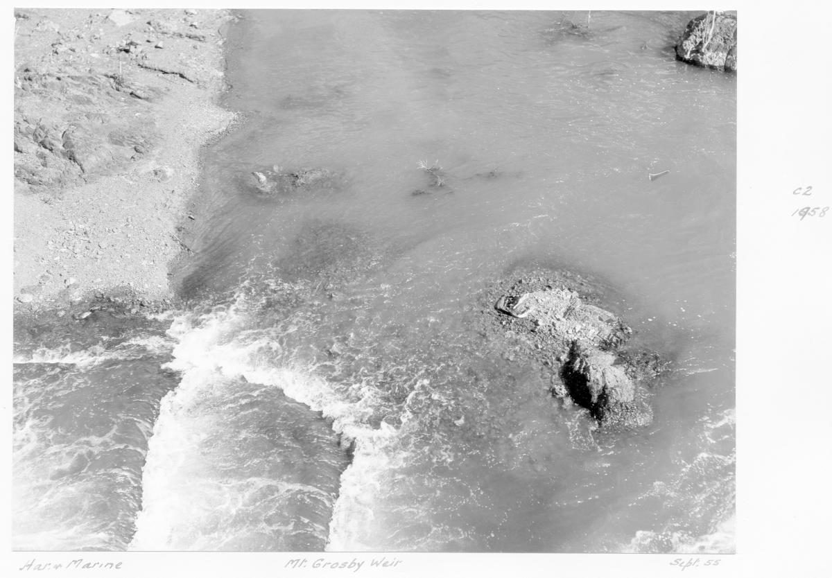 Mount Crosby Weir, Brisbane, September 1955