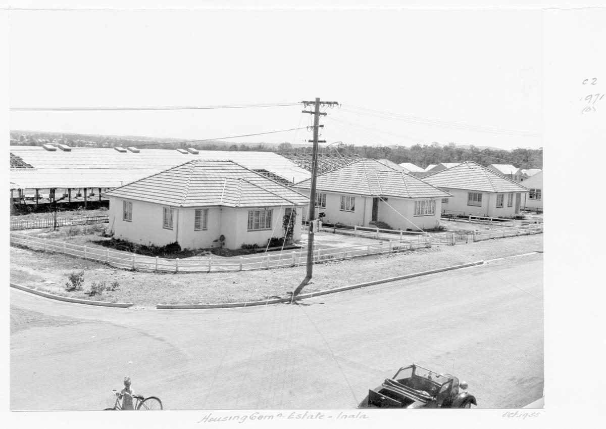 Housing Commission estate, Inala, Brisbane, October 1955