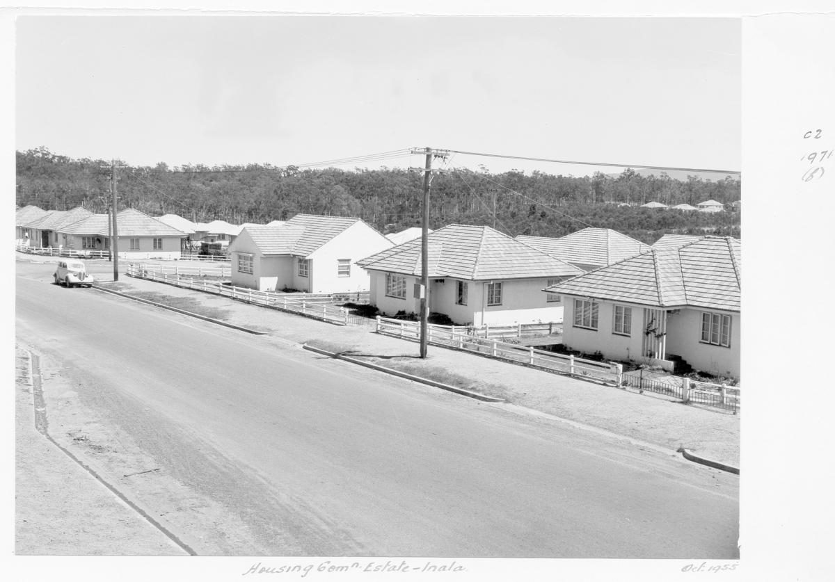 Housing Commission estate, Inala, Brisbane, October 1955