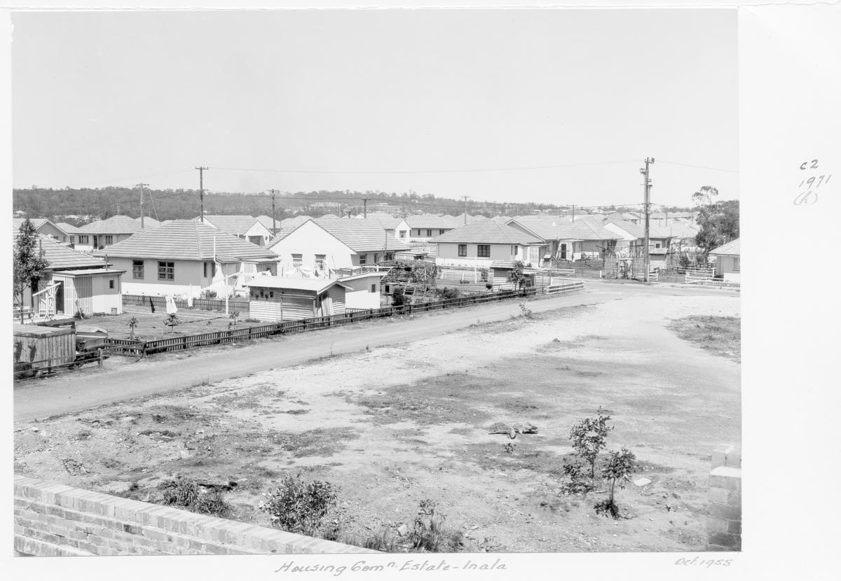 Housing Commission estate, Inala, Brisbane, October 1955