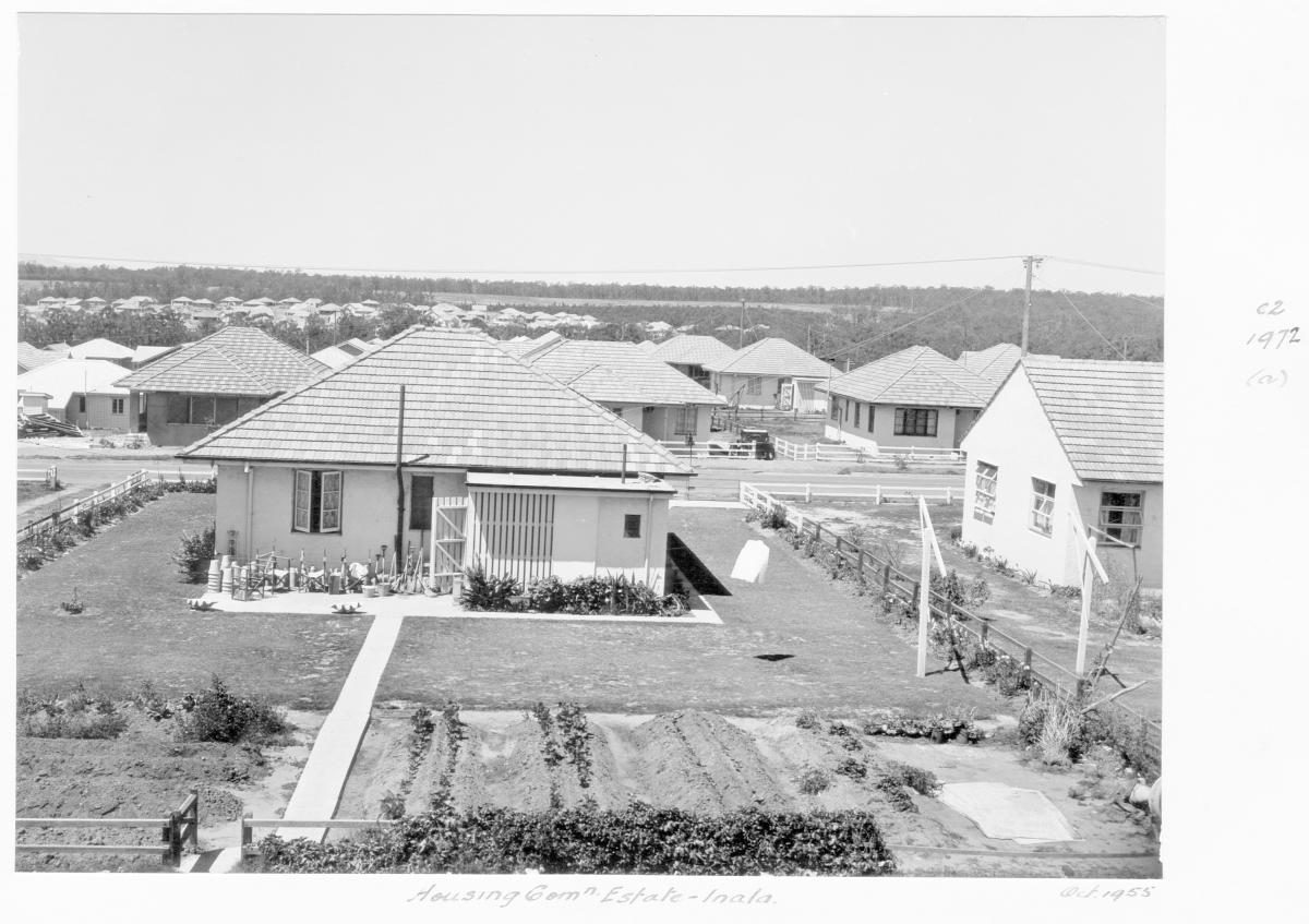 Housing Commission estate, Inala, Brisbane, October 1955