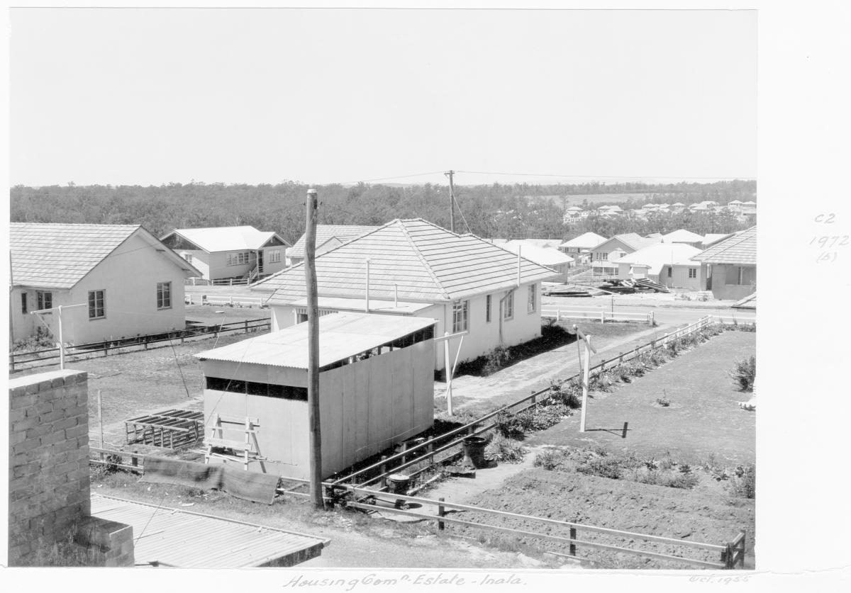 Housing Commission estate, Inala, Brisbane, October 1955
