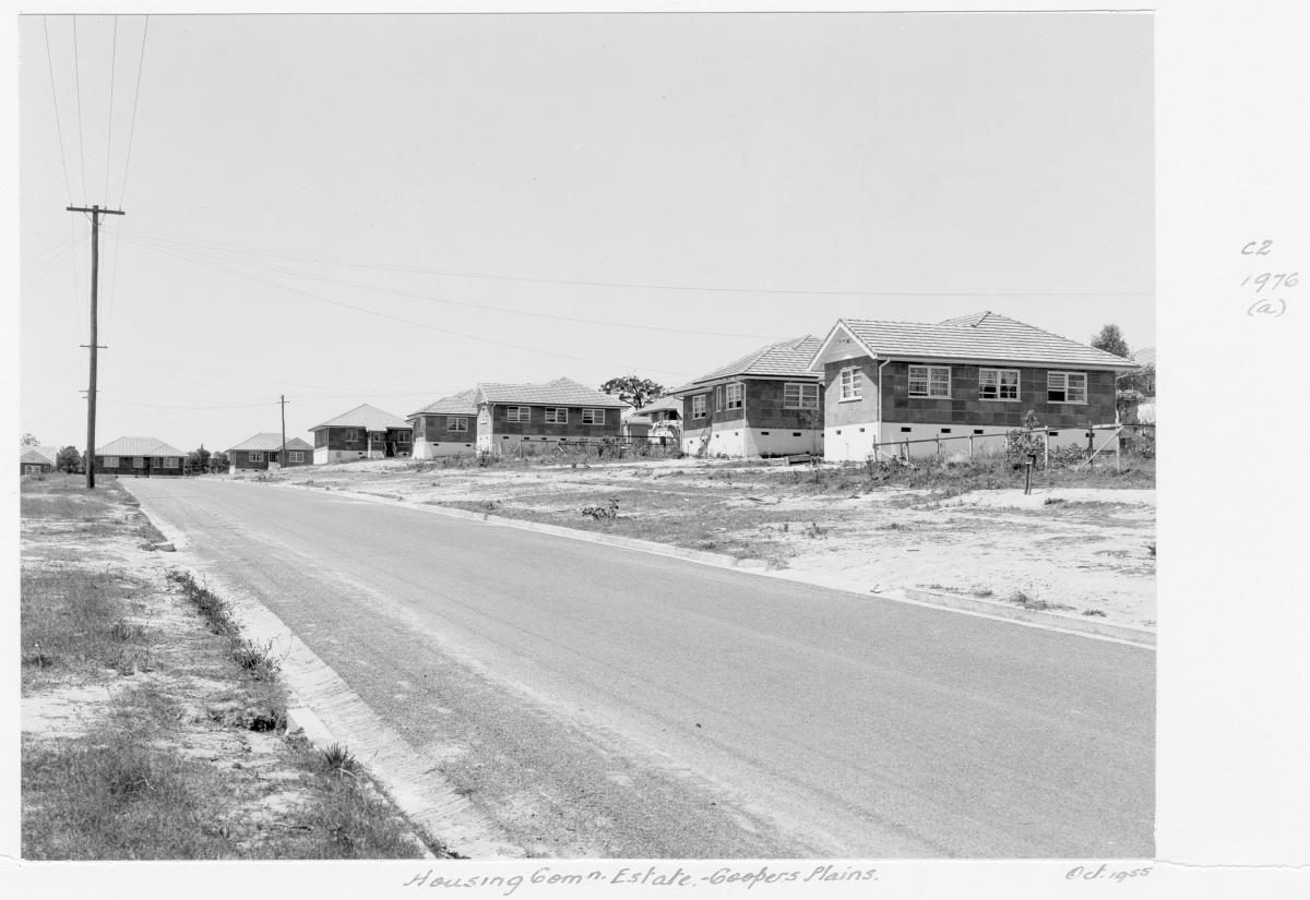 Housing Commission estate, Coopers Plains - Brisbane, October 1955