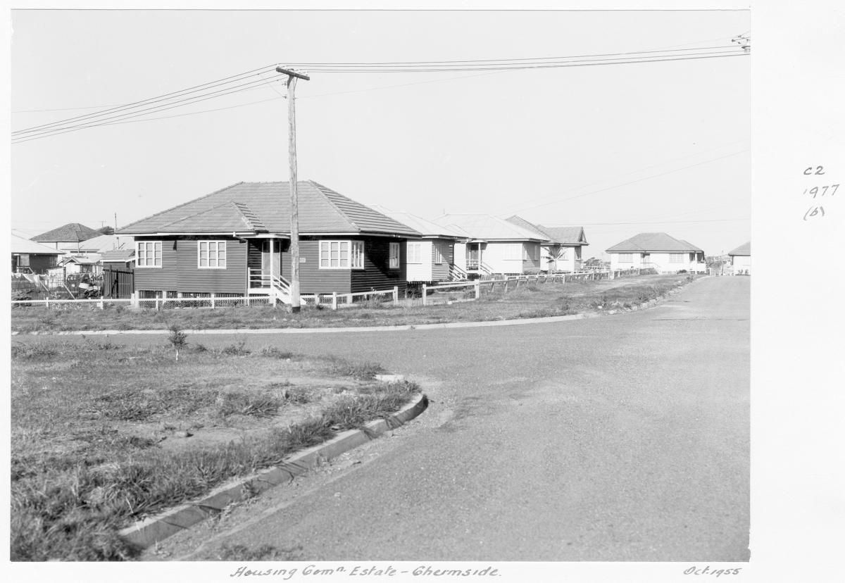 Housing Commission estate, Chermside - Brisbane, October 1955