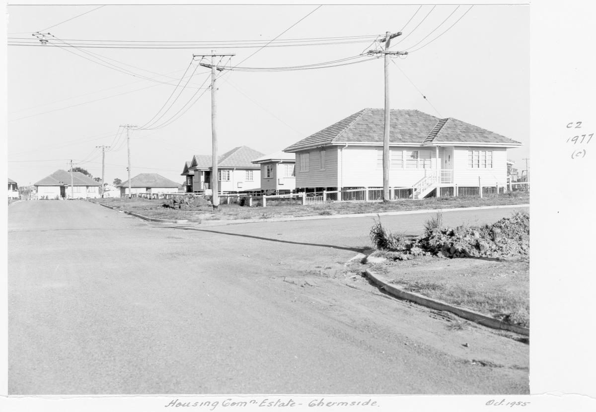 Housing Commission estate, Chermside - Brisbane, October 1955