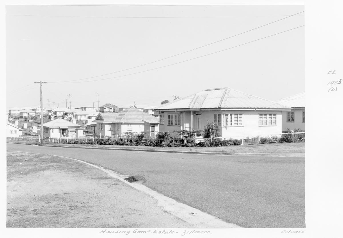 Housing Commission estate, Zillmere - Brisbane, October 1955