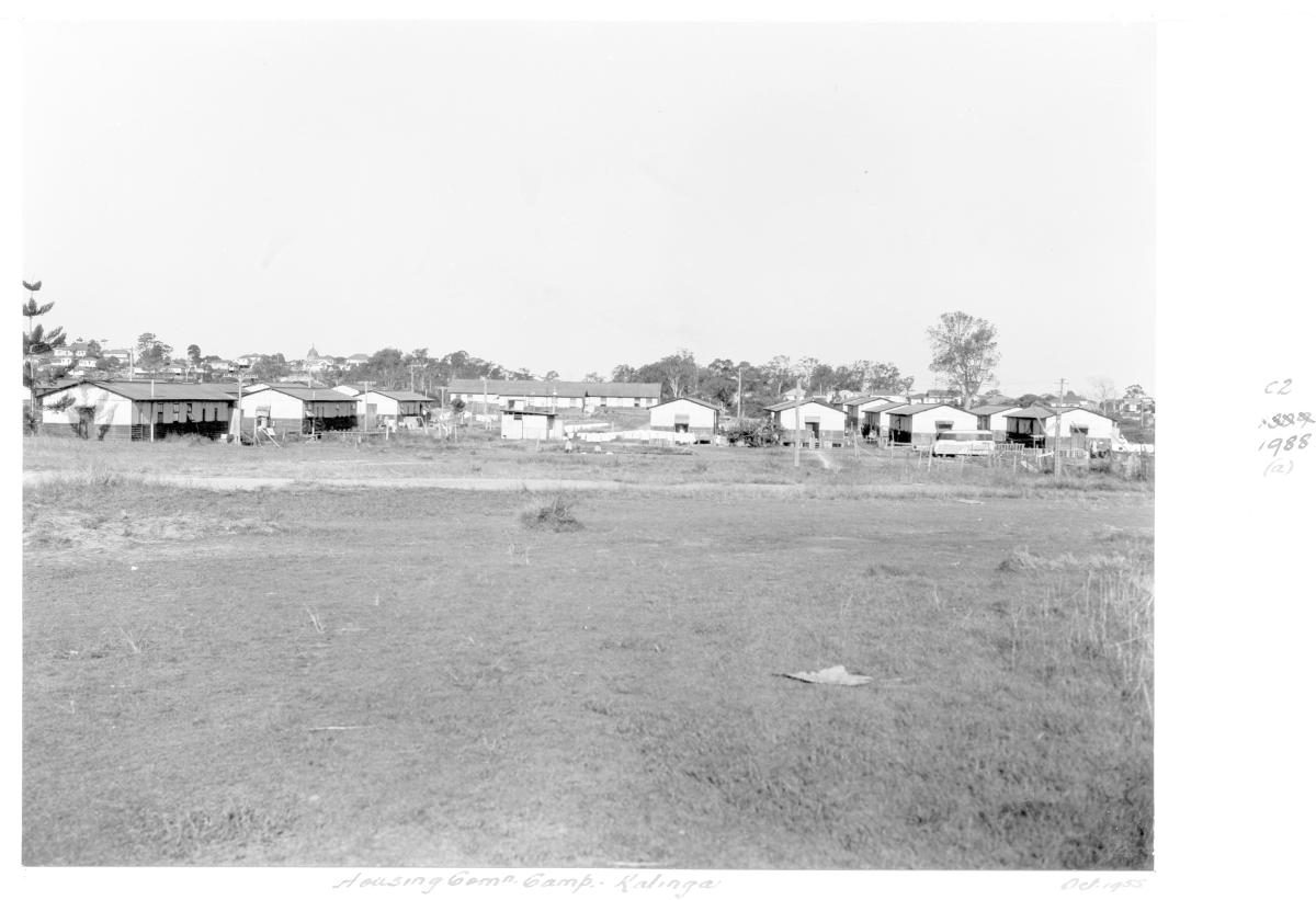 Housing Commission camp, Kalinga - Brisbane, October 1955