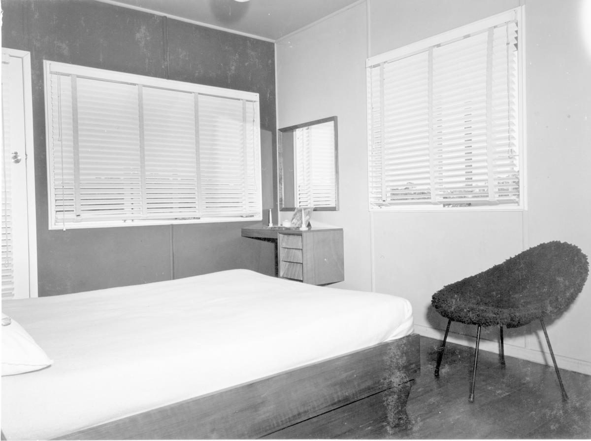 Interior of Housing Commission dwelling, Ashgrove - Brisbane, October 1955