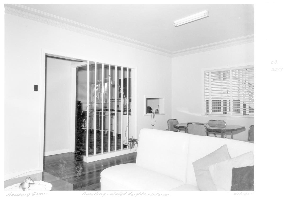 Interior of Housing Commission dwelling, Wavell Heights - Brisbane, October 1955