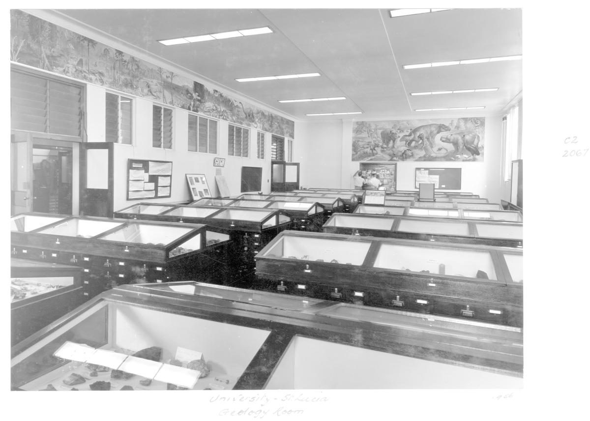 University of Queensland, Geology room, St Lucia - Brisbane, 1956