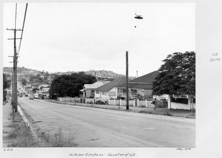Construction of the Albion overpass - Brisbane, February 1956