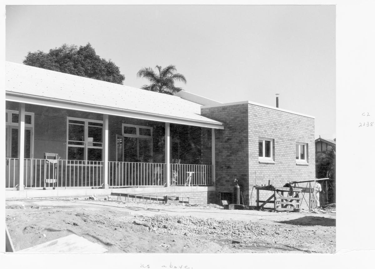 New Farm Spastic School new classrooms - Brisbane, 1956