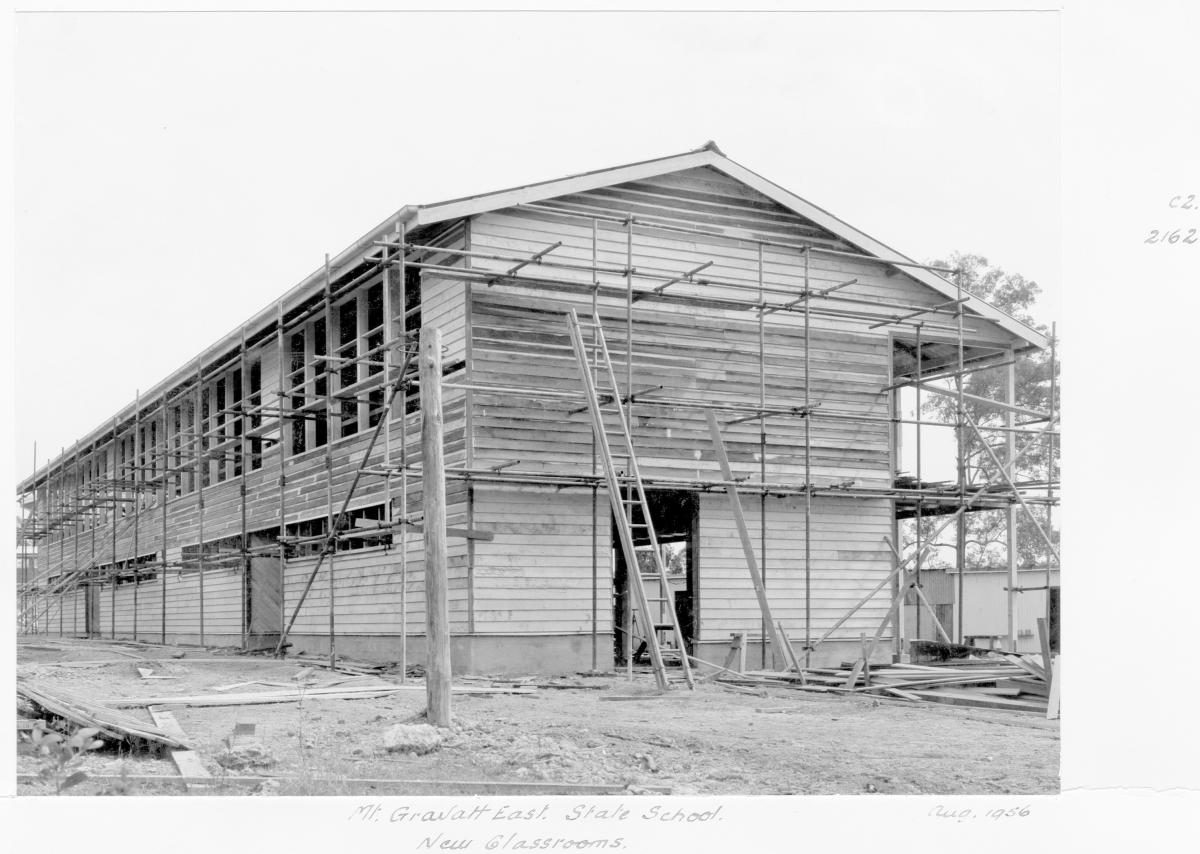 Mount Gravatt East State School new classrooms - Brisbane, August 1956