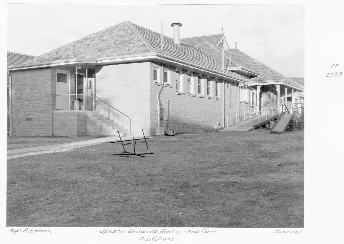 Spastic Children's Centre additions, New Farm - Brisbane, June 1957