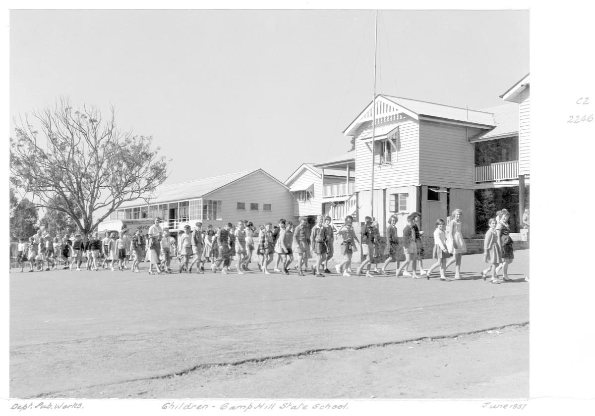 Children at Camp Hill State School - Brisbane, June 1957