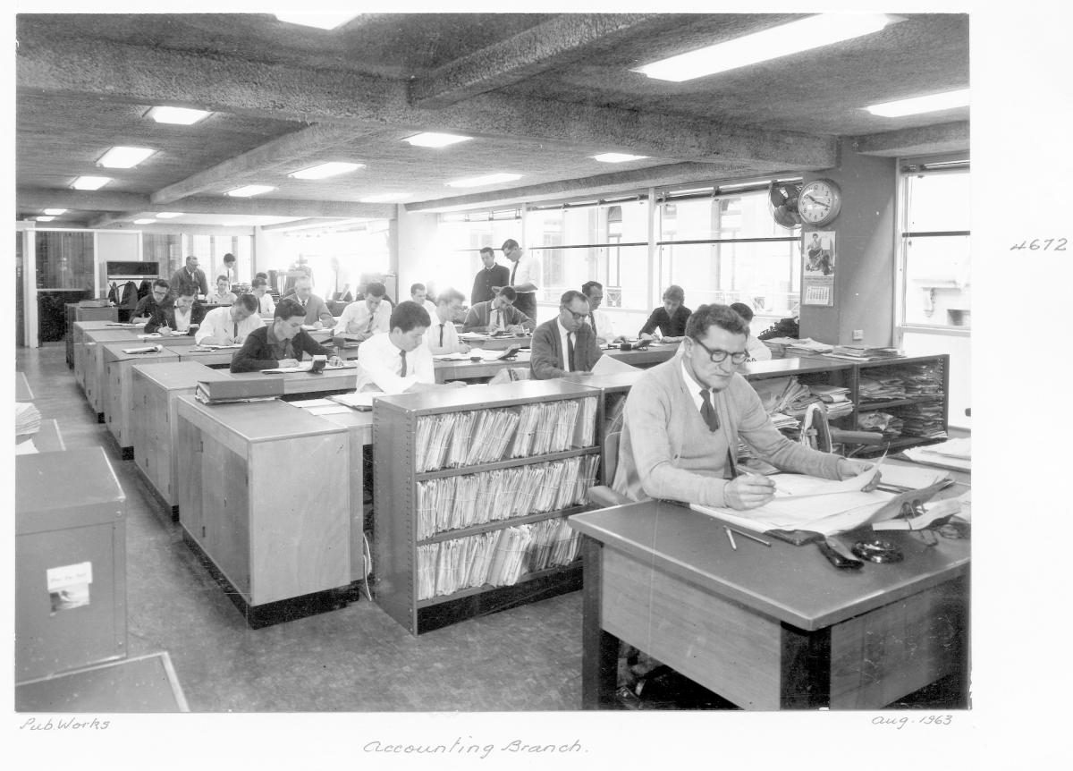 Accounting branch offices, Brisbane, August 1963
