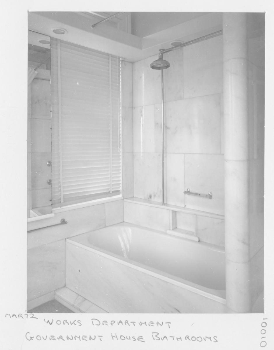 Government House bathrooms - Brisbane, March 1972, Bardon