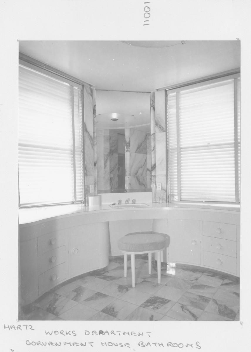 Government House bathrooms - Brisbane, March 1972, Bardon
