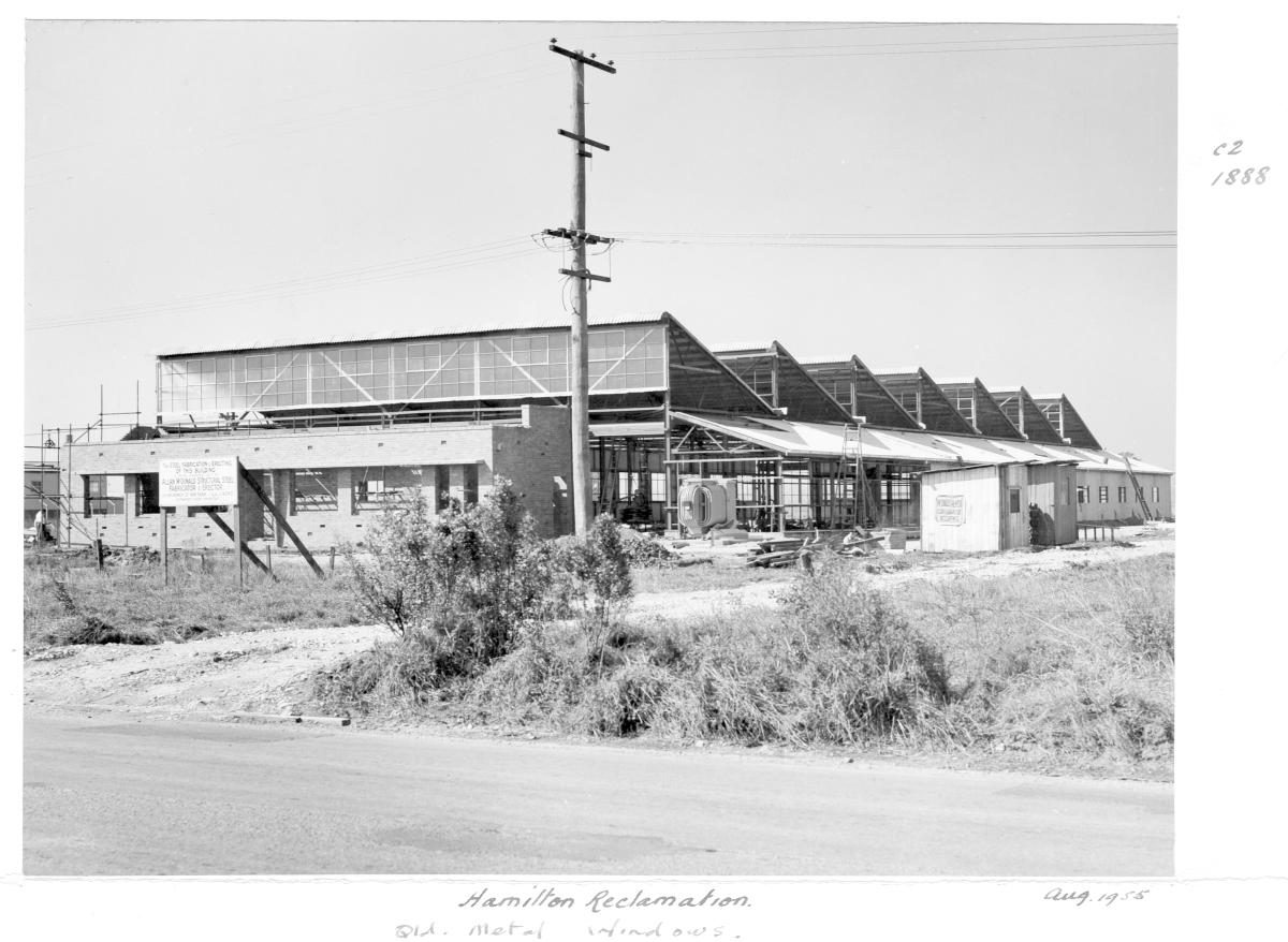Reclamation for Queensland Metal Windows at Hamilton - Brisbane, August 1955