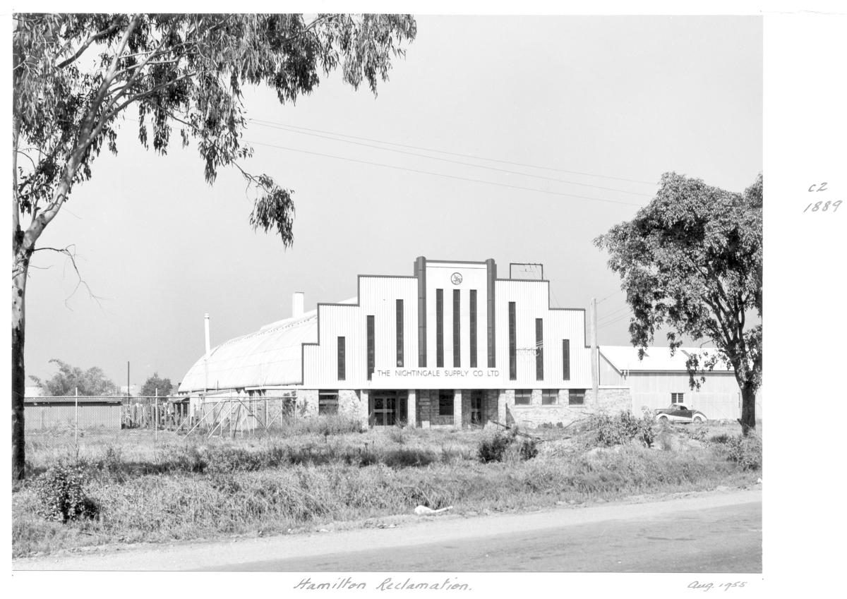 Reclamation for the The Nightingale Supply Company at Hamilton - Brisbane, August 1955