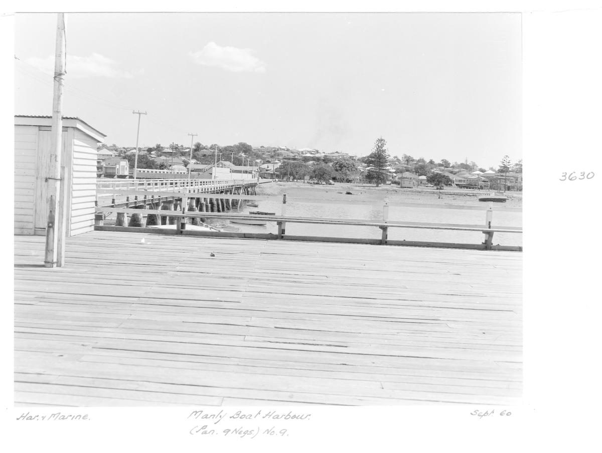 Manly Boat Harbour - Brisbane, September 1960