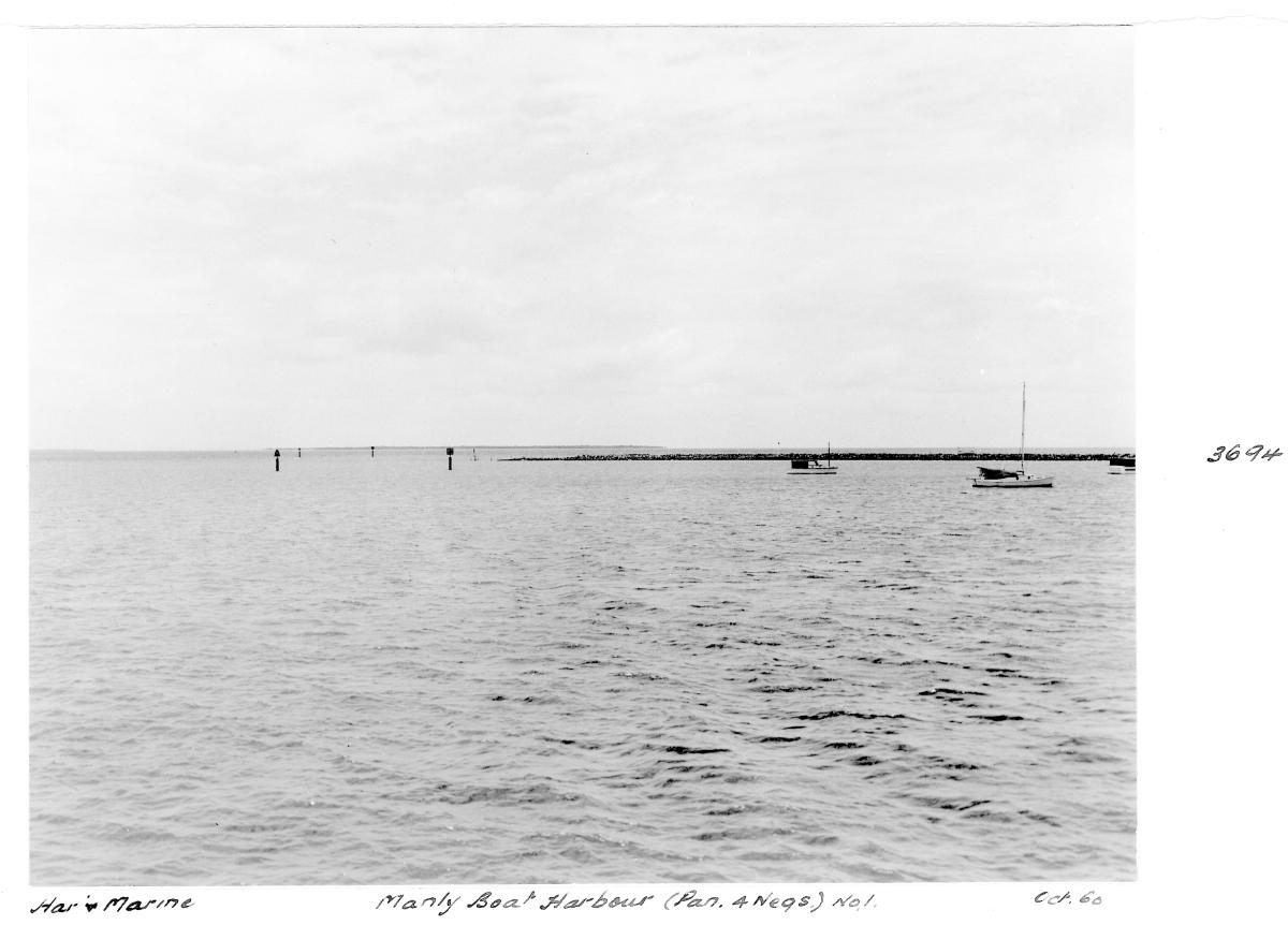 Manly Boat Harbour - Brisbane, October 1960