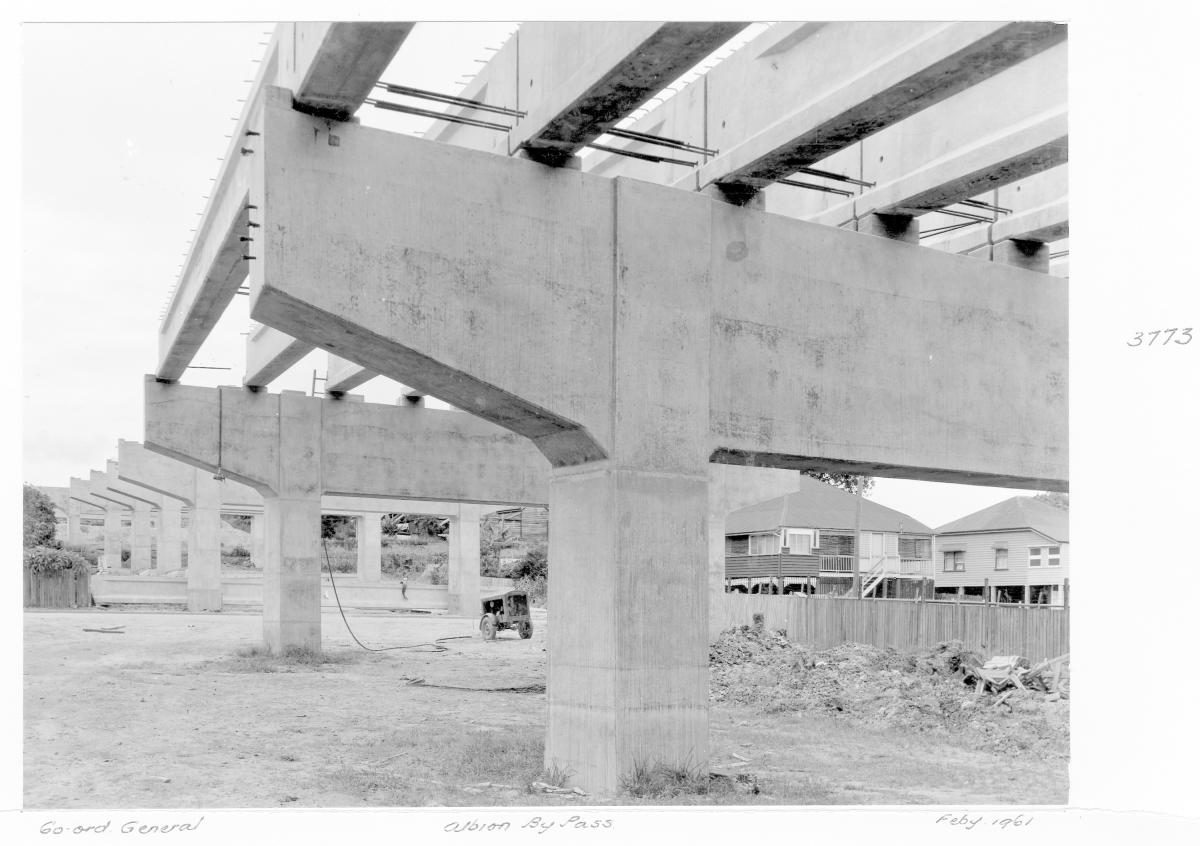 Albion bypass construction - Brisbane, February 1961