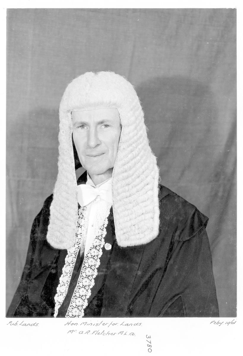 The Hon Alan Roy Fletcher MLA, Minister for Lands and Irrigation 1960-1963 - Brisbane, February 1961