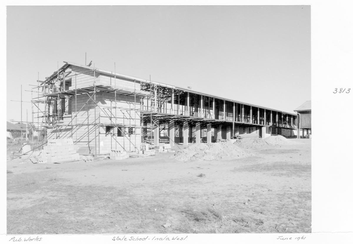 Inala West State School construction - Brisbane, June 1961
