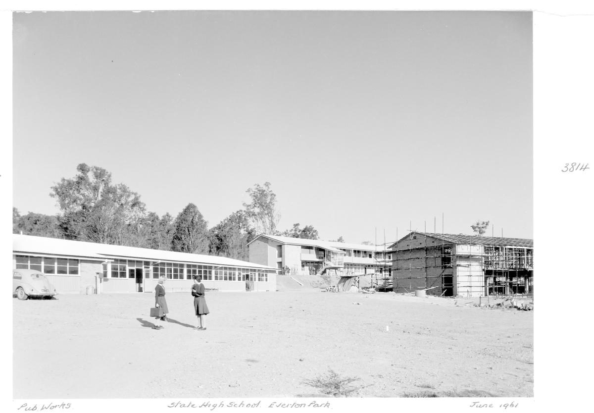 Everton Park State High School construction - Brisbane, June 1961